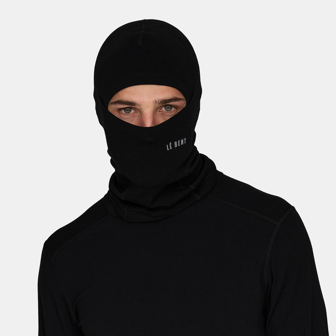 Heavyweight Grid Fleece Merino Balaclava
