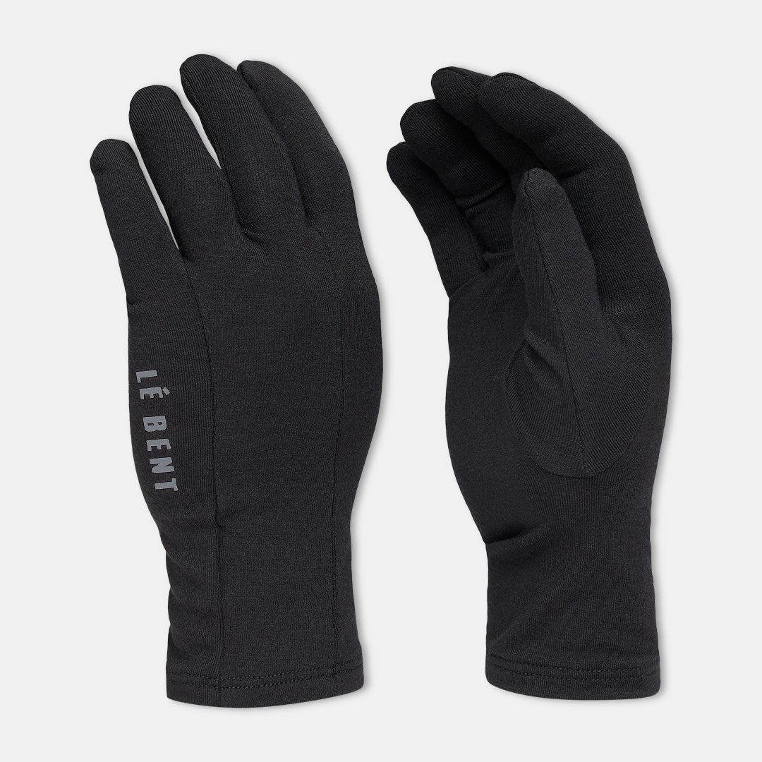 Midweight Merino Glove Liner – Black