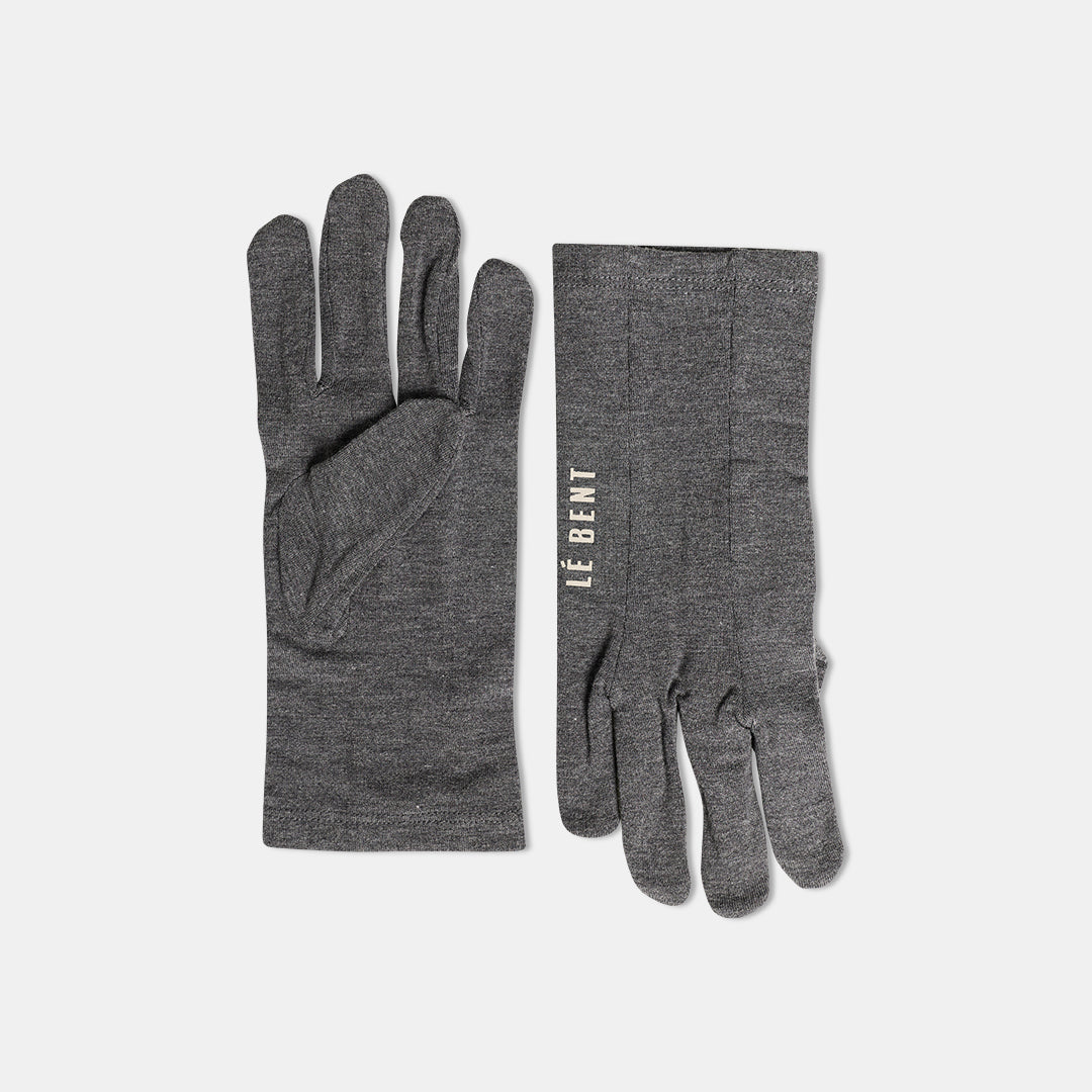 Midweight Merino Glove Liner – Dark Heather Grey