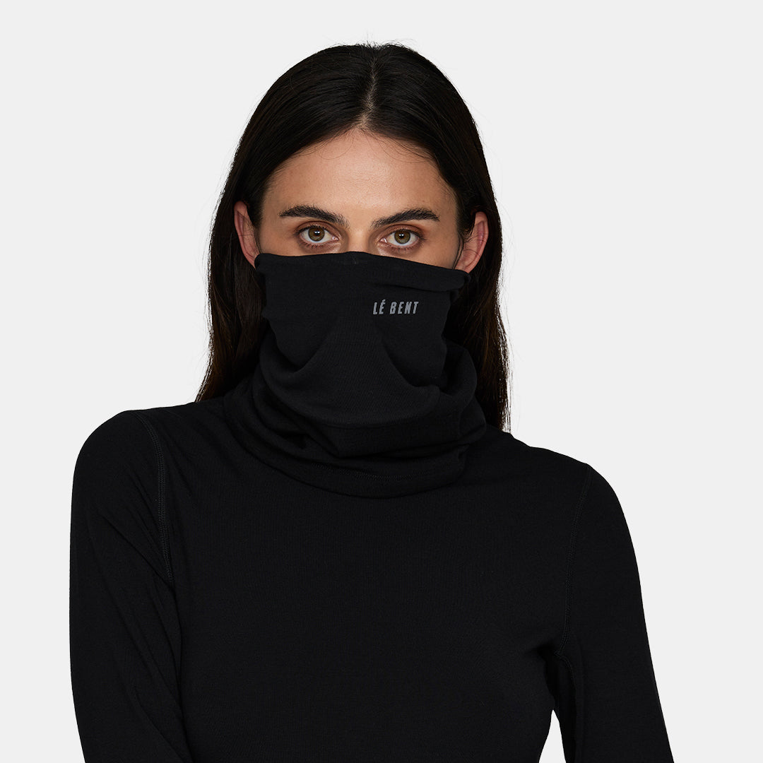 Double Up Heavyweight Grid Fleece Merino Neck Gaiter