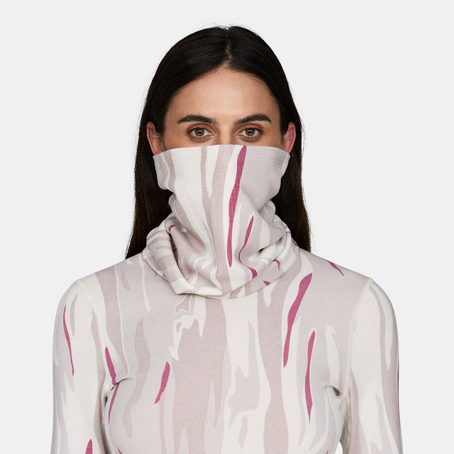 Heavyweight Grid Fleece Neck Gaiter