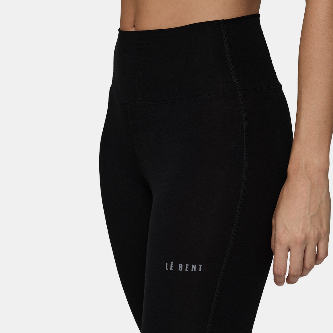 Womens Merino Heavyweight Grid Fleece 3/4 Base Layer Bottom