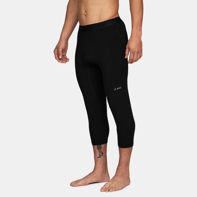 Mens Midweight 3/4 Base Layer Bottom
