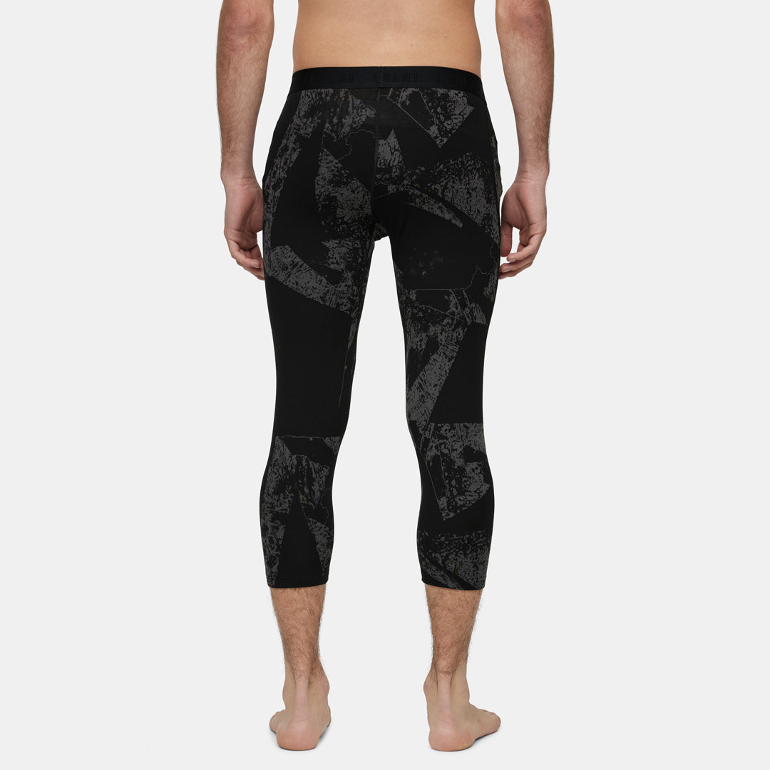 Mens Fractal Lightweight 3/4 Merino Base Layer Bottom