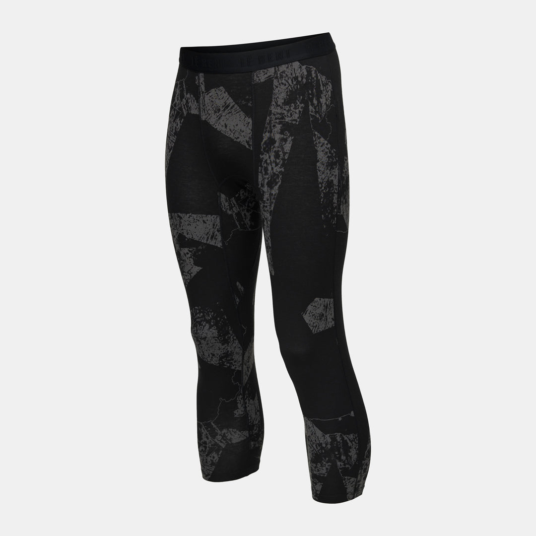 Mens Fractal Lightweight 3/4 Merino Base Layer Bottom