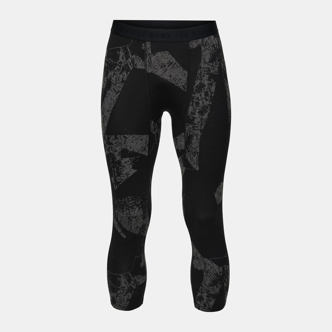 Mens Fractal Lightweight 3/4 Merino Base Layer Bottom