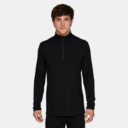 Mens Merino Midweight Base Layer 1/4 Zip
