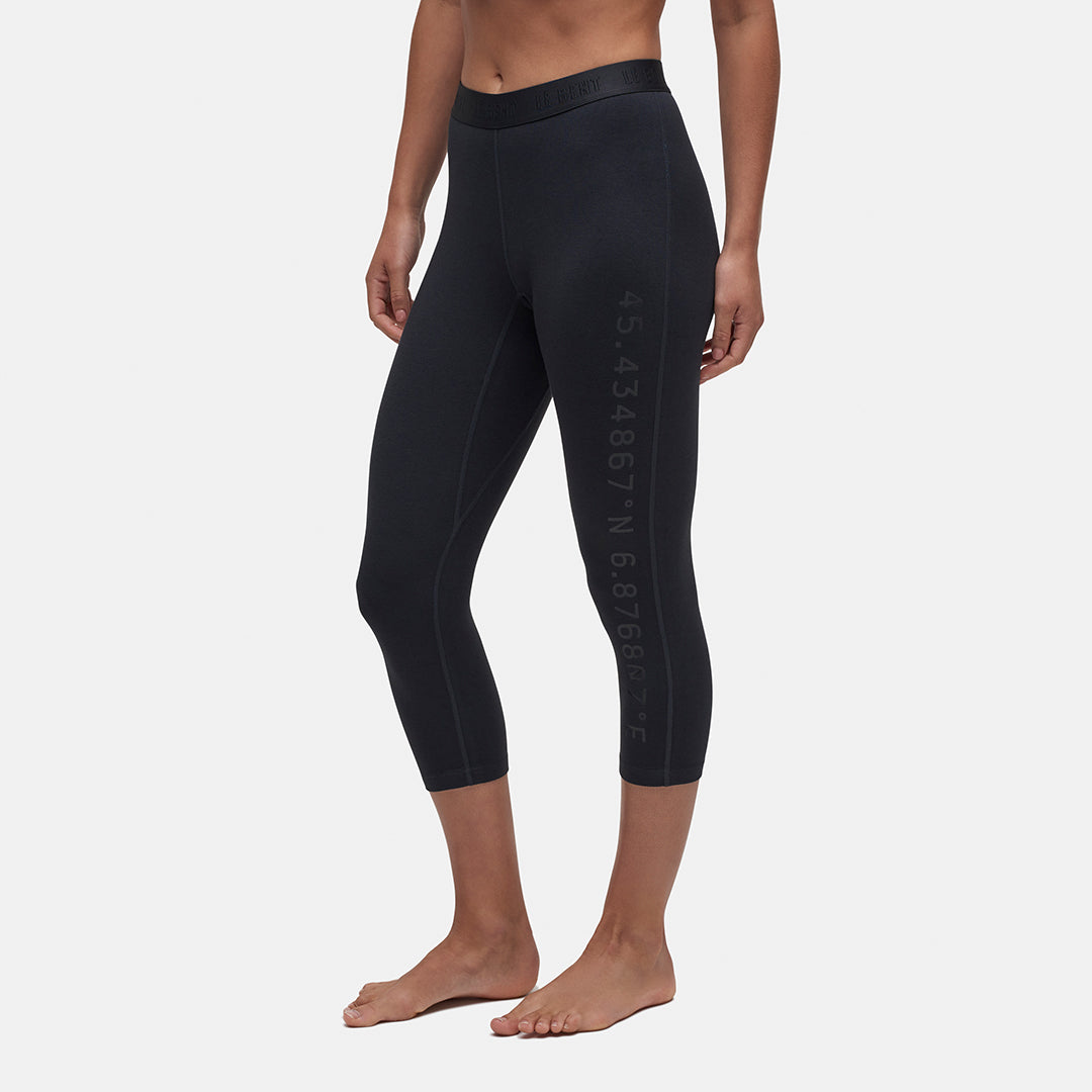Womens Merino Core Midweight 3/4 Base Layer Bottom