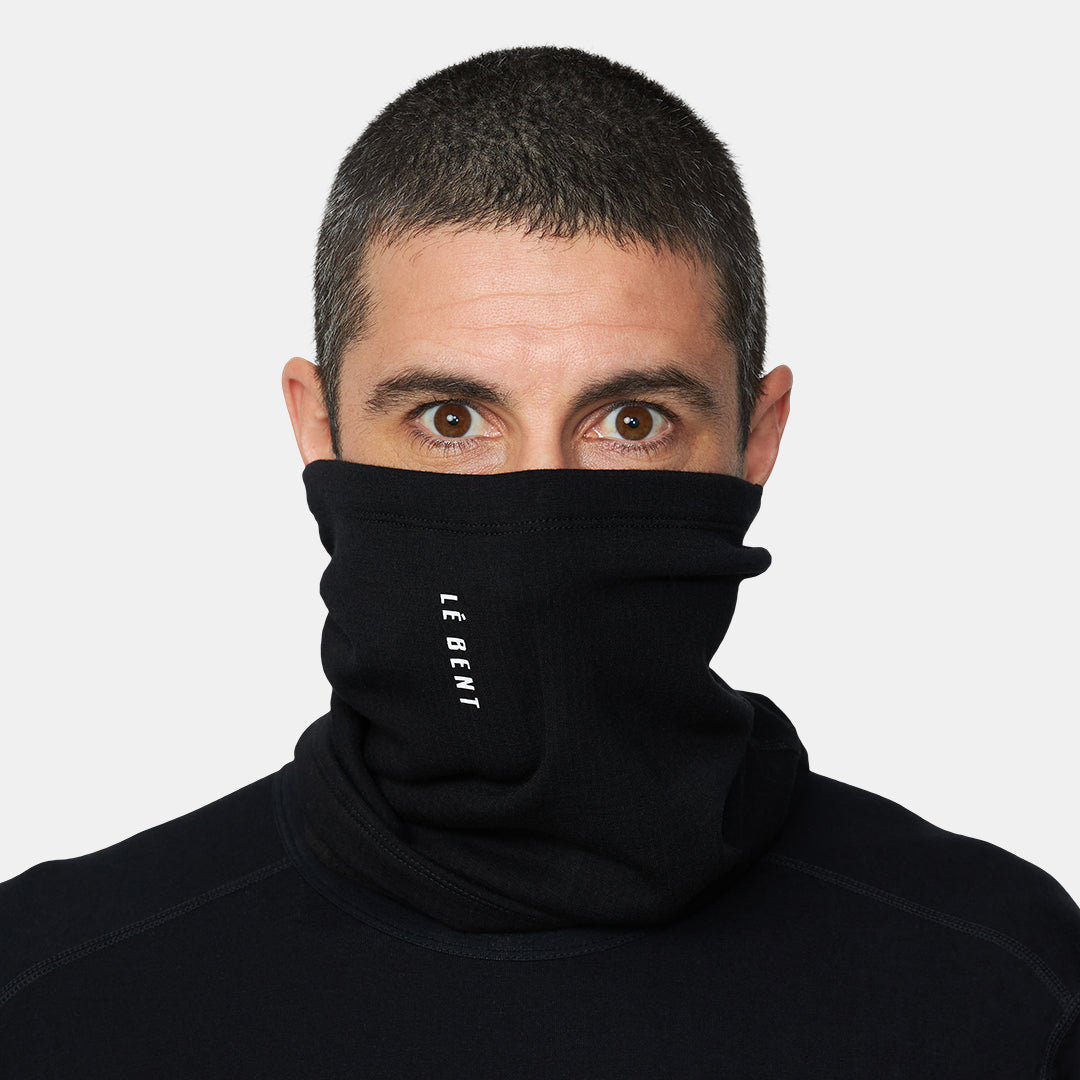 Heavyweight Grid Fleece Merino Neck Gaiter