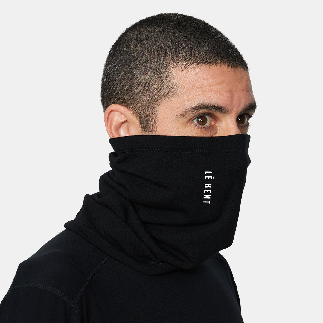 Heavyweight Grid Fleece Merino Neck Gaiter