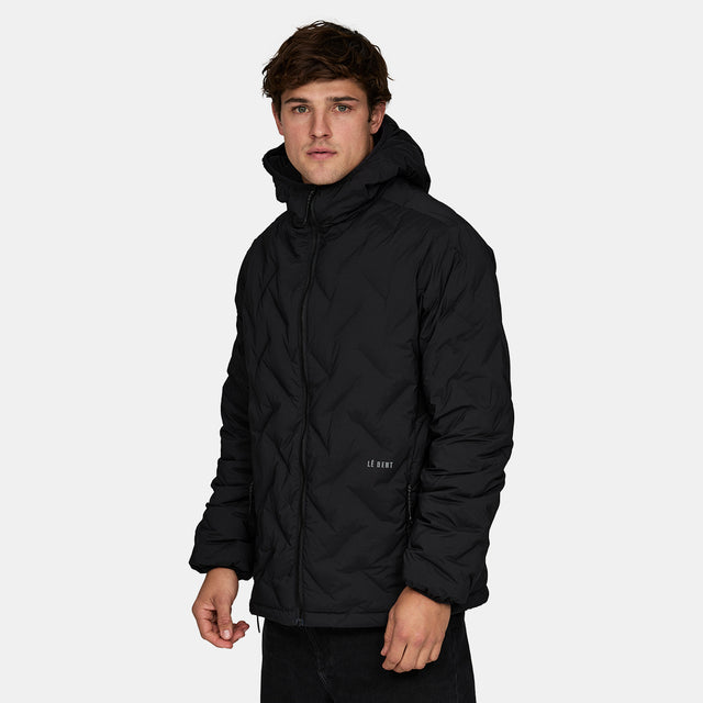 Mens Down Hooded Jacket