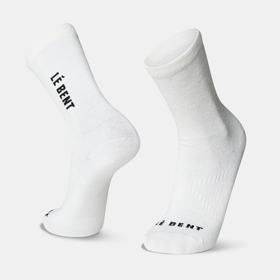 Zero Cushion Merino Logo 3/4 Crew Ribbed Sock