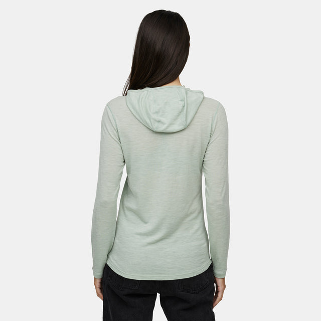 Womens Feathertop Ultralight hooded LS Tee