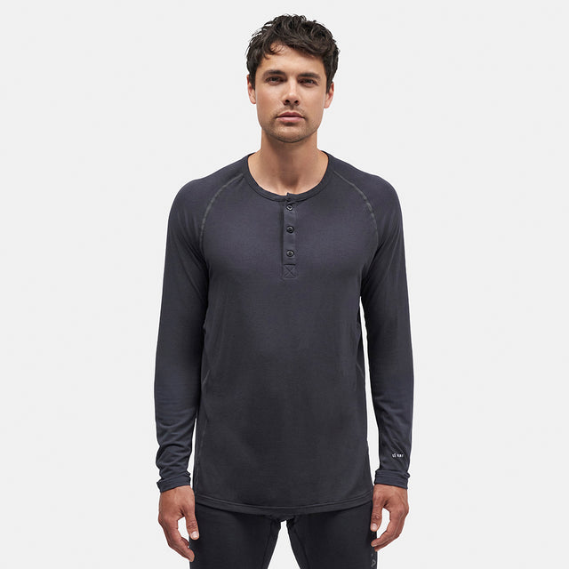 Mens Lightweight Tech Henley - Small