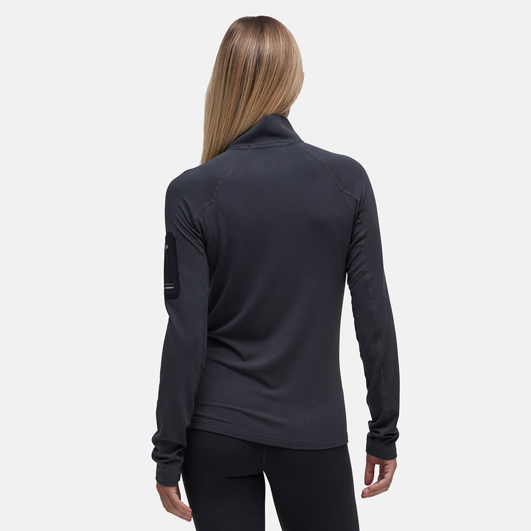 Womens Merino Core Midweight Base Layer 1/4 Zip