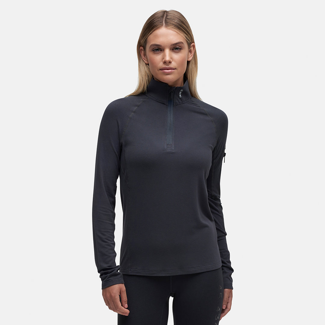 Womens Merino Core Midweight Base Layer 1/4 Zip