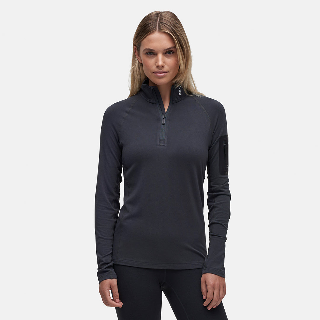 Womens Merino Core Midweight Base Layer 1/4 Zip