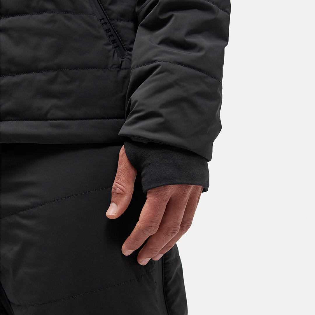 Mens Pramecou Wool Insulated Hooded Jacket - Medium