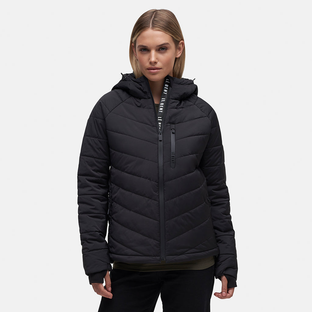 Grey hooded jacket women's online