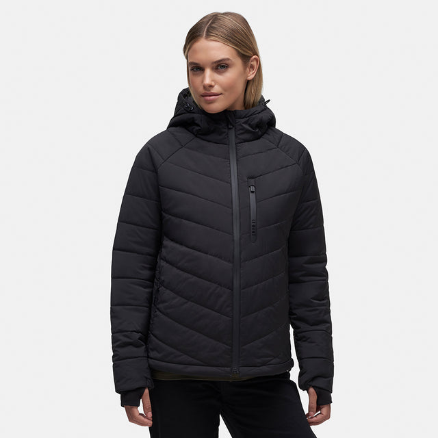 Womens Genepi Wool Insulated Hooded Jacket