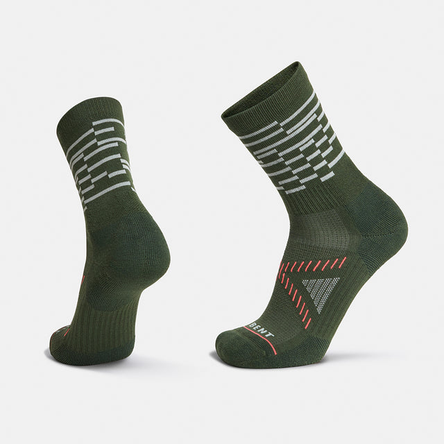 Terra Zero Cushion 3/4 Crew Trail Sock - Small & XL